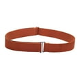 thumbnail image 3 of Women Stretch Belt Casual Ladies Belts with Flat Buckle for Pants, Dresses Brown, 3 of 8