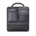 thumbnail image 1 of Premium Faux Leather Car Backseat Organizer - 39x34cm Black Multi-Pocket Storage Solution for Drinks, Tablets, Toys & Essentials - Waterproof, Foldable, Easy Install with Headrest Straps - Durable, 1 of 6