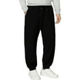thumbnail image 2 of Unisex Fleece Sweatpants with Elastic Waistband and Adjustable Drawstring Relaxed Fit Joggers for Everyday Wear, 2 of 5