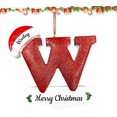 thumbnail image 1 of Adornos navideños de resina personalizados, colgante de árbol de Navidad con nombre DIY, colgante de letra navideña con texto personalizado, personaliza tus adornos navideños con el nombre de tu famil, 1 of 6