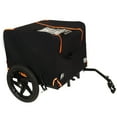 thumbnail image 6 of 2-in-1 Bike & Pull-Behind Pet Trailer – Convertible Dog/Cat Carrier with Detachable Bike Hitch & Built-in Towing Handle – All-Terrain Wheels for Cycling and Hand-Pulled Transport, 6 of 10