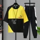 thumbnail image 5 of Ropa para hombre Conjuntos de pantalones con alfabeto Conjunto de chándal para correr 5xl Top de gimnasio Trajes deportivos blancos Camiseta elegante para hombre Marcas originales con estilo Genial, 5 of 5