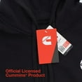 thumbnail image 4 of Cummins CMN5011 Mens Size XXL Black 100% Cotton Full-Zip Sweatshirt, 4 of 7