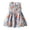 Blue, variant on YunPes Kids Girl Boy Dresses Crew Neck Dresses for Child Sleeveless Cute Ruched Dresses