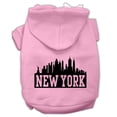 thumbnail image 3 of Mirage Pet 62-81 XXXLLPK New York Skyline Screen Print Pet Hoodies, Light Pink - 3XL 20, 3 of 3