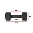 thumbnail image 2 of CAP Barbell, haltère en néoprène noir de, 15lb, simple, 2 of 6