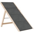 thumbnail image 2 of vidaXL Dog Stair Grey 105x47 cm Solid Wood Fir, 2 of 5