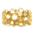 thumbnail image 5 of 14K Yellow Gold Ring Band Themed Men's Nugget, Size 5, 5 of 5