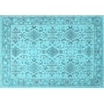 thumbnail image 1 of Ahgly Company Indoor Rectangle Oriental Light Blue Industrial Area Rugs, 2' x 3', 1 of 4