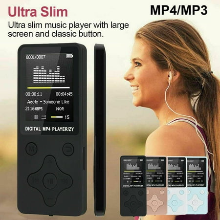 Mini Portable Bluetooth MP3 Music Player MP4 Media FM Radio Hi-Fi Lossless Sound (Best Portable Digital Media Player)