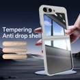 thumbnail image 3 of for Samsung Galaxy Z Flip 7 Case Clear Slim, [Built in Lens Protector] [Non Yellowing] TPU Bumper Transparent Back Hard Shell Shockproof Thin for Men Women for Samsung Galaxy Z Flip 7, Gray, 3 of 6