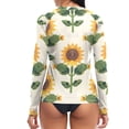 thumbnail image 2 of joogoo Womens UPF 50+ Sun Shirts Sunflower Blooming Long Sleeve UV Protection Rash Guard Tops M, 2 of 7