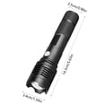 thumbnail image 3 of Wiicoznt Aluminum Alloy multi floodlight Flashlight Outdoor Strong Highlight Zooming Flashlight Telescopic Portable USB Charging Emergency Light LED Flashlight, 3 of 6
