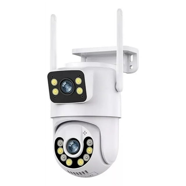 Cámara De Seguridad Wifi Ip 4k Hd Pantalla De Lente Dual