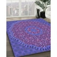 thumbnail image 2 of Ahgly Company Indoor Rectangle Patterned Bright Purple Area Rugs, 5' x 8', 2 of 6