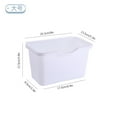 thumbnail image 4 of Basura Para Colgar En La Cocina, Contenedor De Almacenamiento Conveniente, Contenedor De Basura, Contenedores De Cuenco, Mini Cubo De Basura Para Puerta De Armario Para El Hogar N.° 1 Yuarrent HA042579-04, 4 of 6