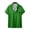 Green, variant on WREESH Men's Printed Button Down Shirts Short Sleeve Turndown Collar Tops with a Comfortable Fit and Pattern Green