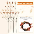 thumbnail image 3 of Sanmadrola 4 Pcs Fall Stems Artificial Ficus Branches 38 Inch Faux Eucalyptus Stems Fall Decor Fake Leaves Fall Decorations for Home Autumn Table Decor Fall Branches for Vase Filler, 3 of 8