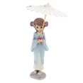 thumbnail image 2 of de Chica Japonesa con Sombrilla Plegable de Imitación Regalo de Cumpleaños Navidad para Adultos Baoblaze Resion Kimono Girl Doll Crafts, 2 of 8