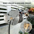 thumbnail image 4 of Giraffe Tools Heavy Duty Garden Hose Reel Wall Mount Water Hose Reel with 100ft Hose, 4 of 9