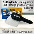 thumbnail image 6 of Stiff Hand Scrub Brush Tire Brush Heavy Duty Outdoor Boat Scrub Brush Handled Wheel and Tire Cleaning Brush Carpet Brush Scrubber All Purpose Cleaning (Short Handle), 6 of 7