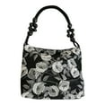 thumbnail image 3 of ibiyuan Canvas Crossbody Bags For Women Women Buckle Strap Pattern Print Canvas Shoulder Bag Large Capacity Practical Daily Shopping Travel Purse, 3 of 9