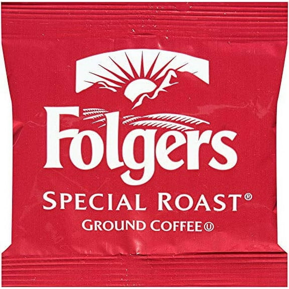 Folgers Ground Coffee, Fraction .. Packs, Special Roast, 0.8 .. oz, 42/Carton
