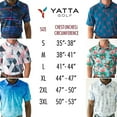 thumbnail image 4 of Yatta Golf Mens Standout Performance Short Sleeve Golf Polo Shirt (Classy Mingo, 4XL), 4 of 4
