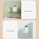 thumbnail image 3 of Injueey Portarrollos de papel montado en la pared del baño cesta de almacenamiento de drenaje colgante sin perforaciones taza de cepillo de Juegos de accesorios de baño Blanco Gris, 3 of 6