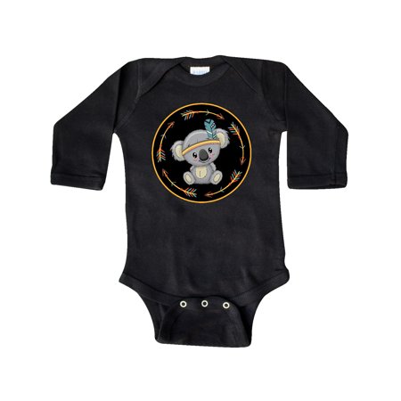

Inktastic Tribal Koala Bear Arrows Gift Baby Boy or Baby Girl Long Sleeve Bodysuit
