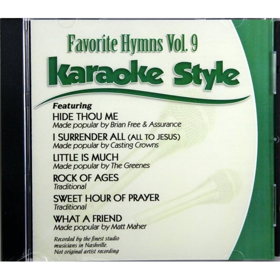 Favorite Hymns Volume 9 Karaoke Style NEW CD G Daywind 6 Songs