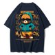 thumbnail image 1 of Camiseta de algodón con estampado de oso para hombre, Tops holgados con cuello redondo, ropa informal cómoda y transpirable de gran tamaño para mujer, 1 of 5