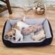 thumbnail image 3 of Cama para perros, suministros de cojines, manta de nido, colchón de felpa, perrera para el invierno, tienda de campaña para cachorros, hogar pequeño S Yinane Casa de la cama del gato, 3 of 4