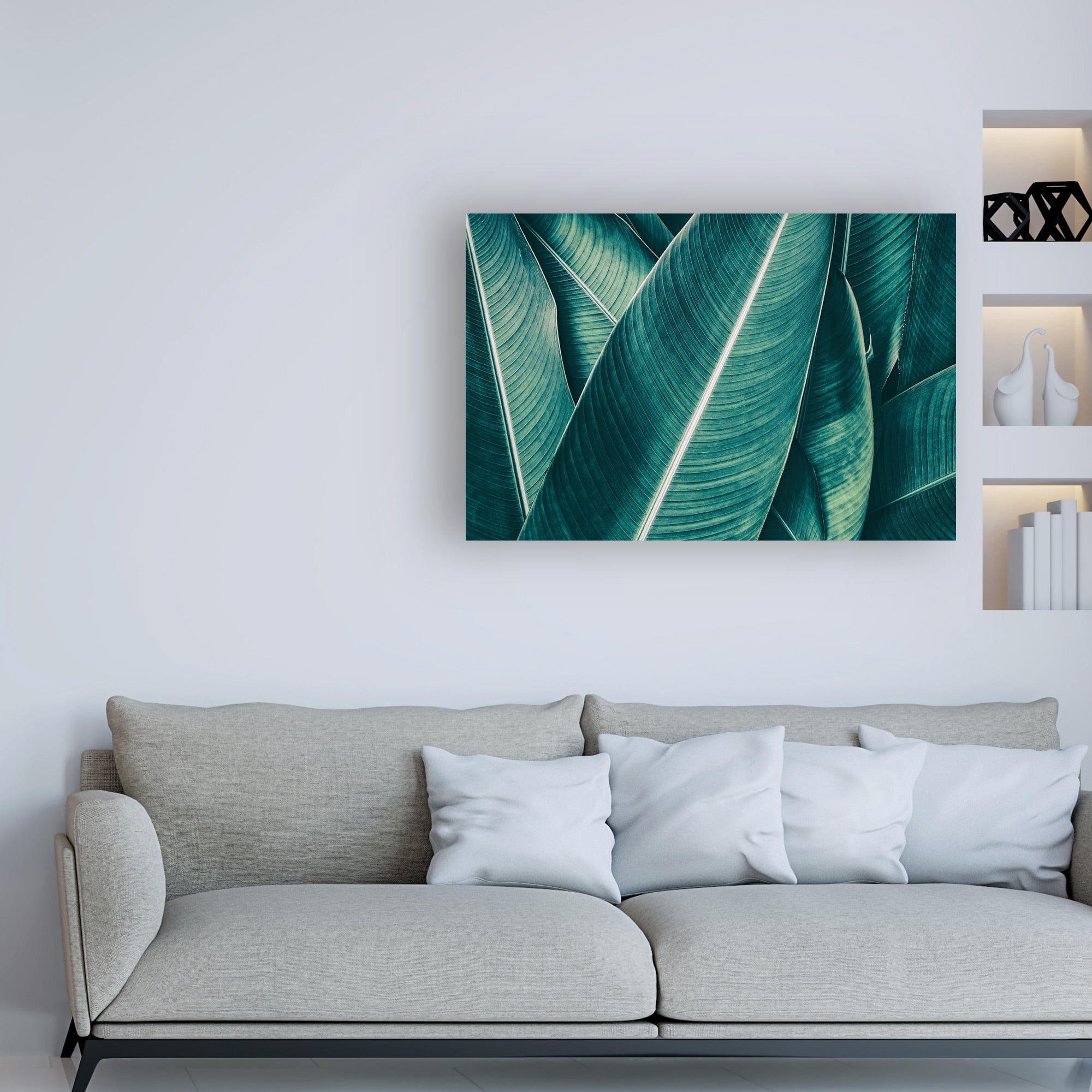 Trademark Fine Art 'Banana Green Leaves' Canvas Art by PhotoINC Studio