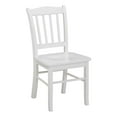 thumbnail image 4 of Boraam Shaker Wood Dining Chairs, Set of 2 – Cream Finish, 4 of 9