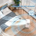 thumbnail image 3 of Portable Air Conditioners,10000 BTU,4 in 1 Portable AC Unit with Window Kits,Fan & Dehumidifier Modes,Cools up to 450 Sq.Ft,LED Display/Remote Control,24H Timer for Living Room,Bedroom, 3 of 9
