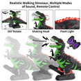 thumbnail image 4 of UUGEE Remote Control Dinosaur Toys for Boys, 2.4G RC Dinosaur Robot T-rex with Light Sound, Christmas Birthday Gifts Toys Ages 6 7 8+ Year Old Kids, 4 of 6