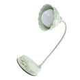 thumbnail image 2 of Lámpara LED plegable con carga USB y diseño floral verde para dormitorio y sala de estar con luz nocturna sensible al tacto, 2 of 8