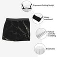 thumbnail image 6 of Junzan Black Marble Texture Abstract Mens Underwear Boxer Briefs For Men’s - Small, 6 of 9