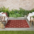 thumbnail image 4 of Nourison Essentials Indoor/Outdoor Brick Ivory 4' x 6' Area Rug (4x6), 4 of 9