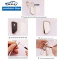 thumbnail image 4 of Key Fob Cover Compatible with Fit for VW Volkswagen Golf ID4 Bling Key Case Protection Shell with Keychain Case Holder Protector,1,white, 4 of 6