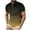 Army Green, variant on Aofany Plus Size Mens Henley Shirts Big And Tall Mens Casual Short Sleeve Button Tops Gradient Pullover Blouse
