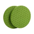thumbnail image 3 of TTETTZ 2 Pieces Knee Pads Cushion Round Support Pad for Women/Men Home Workout Green, 3 of 9