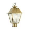 thumbnail image 2 of Livex Lighting Mansfield 2 Light Outdoor Post Lantern, 2 of 7