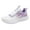 White, variant on Women Jogging Shoes 𝖫a𝖼e Up Running Sneakers Lightweight Casual Athlet𝗂c Shoes Walking Work Shoes Lightweight Knit Sports Shoes with Soft Sole for Back to College