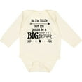 thumbnail image 3 of Inktastic So I'm Little, but I'm Gonna to Be a Big Brother Boys Long Sleeve Baby Bodysuit, 3 of 5