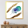 thumbnail image 3 of Designart 'Abstract Bird Feather From Wing Isolated' Bohemian & Eclectic Framed Art Print, 3 of 4