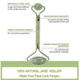 thumbnail image 3 of Rodillo de jade natural y juego de gua sha, 3 of 7