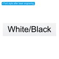thumbnail image 5 of Uxcell 8"x2" Blank Engraving Name Plate DIY Laser Printing Plates White 10 Pack, 5 of 6