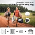 thumbnail image 6 of Smiry Outdoor Rug 5x8, Waterproof Reversible Plastic Outdoor Mat, Indoor Outdoor Rugs for Patio, RV, Deck, Porch, Black & White, 6 of 7